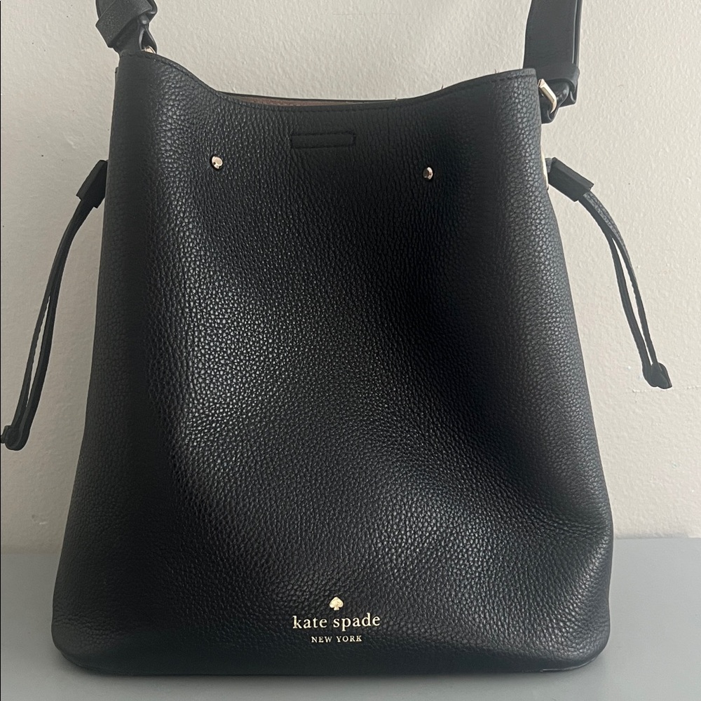 Kate Spade Black Pebbled Leather Tote